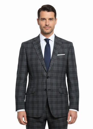 Men's Slim Fit Checked Suits
