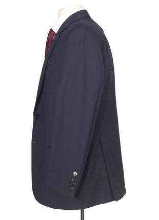 Armani Collezioni G Line Navy Striped Slim Fit 2 Piece Wool Suit 42R