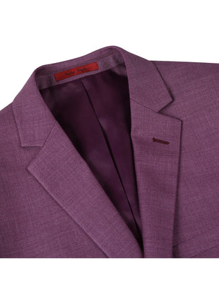 Raphael Men's Slim Fit Notch Lapels Solid Suits