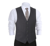 Thumbnail for Men's Classic Fit Suit Separate Vest