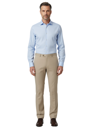 Men's Slim Fit Flat Front Suit Separate Pants - The Suit Depot