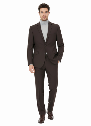 Men's 2-Piece Slim Fit Single Breasted Notch Lapel Suit