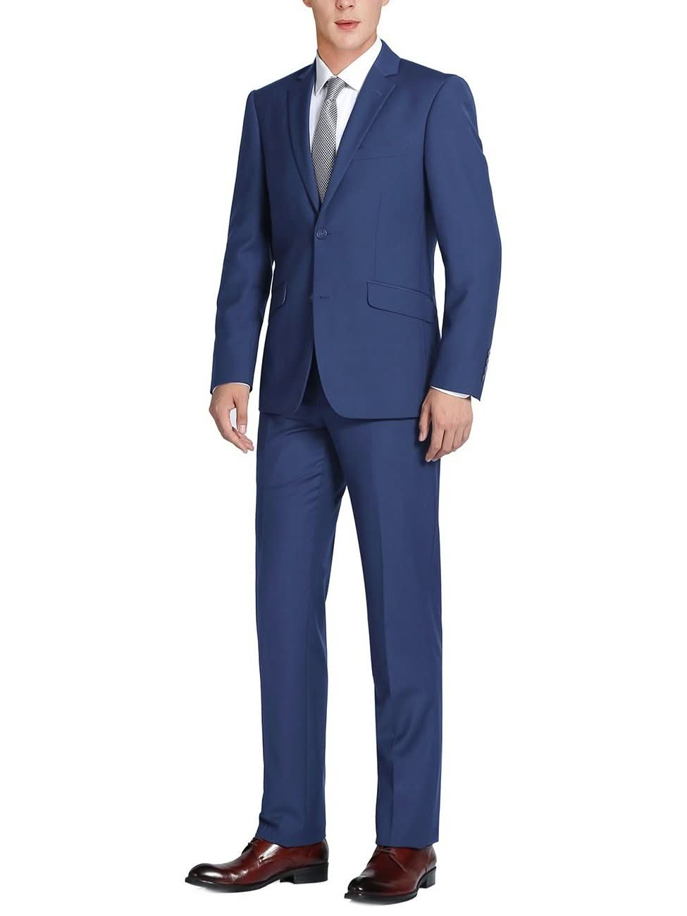 Men's 2-Piece Single Breasted Notch Lapel Suit