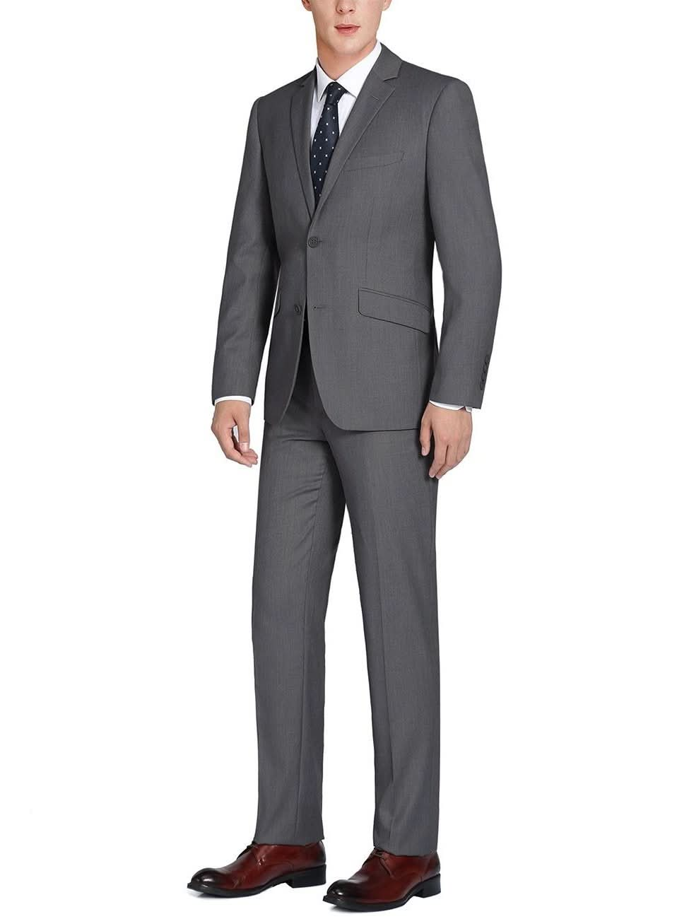 Men's 2-Piece Single Breasted Notch Lapel Suit