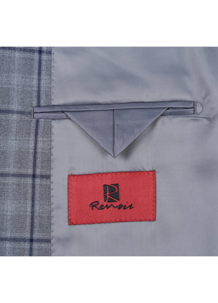 Men's Slim Fit Stretch Checked Suits