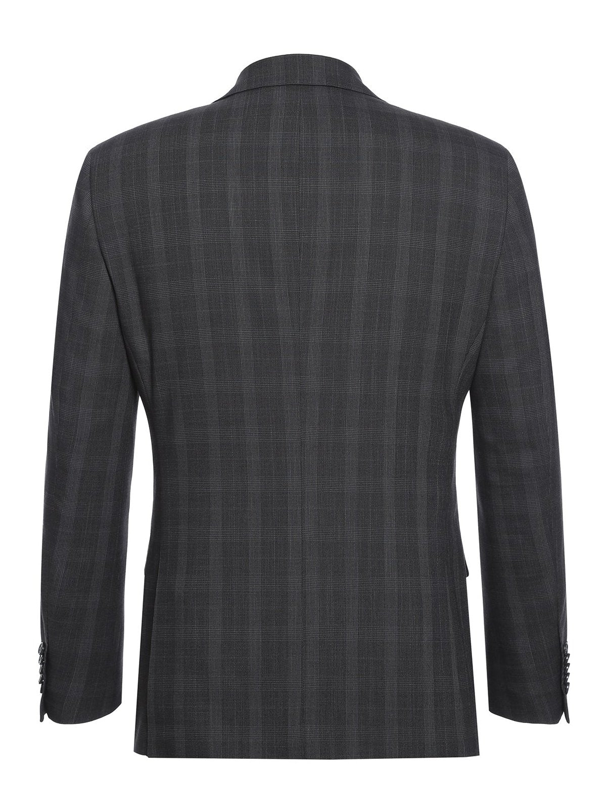 English Laundry Single Breasted Two Button Checked Notch Lapel Suit