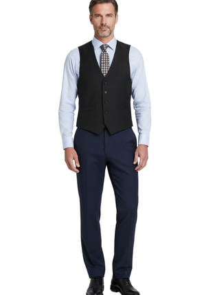 Men's Classic Fit Suit Separate Wool Vest - The Suit Depot