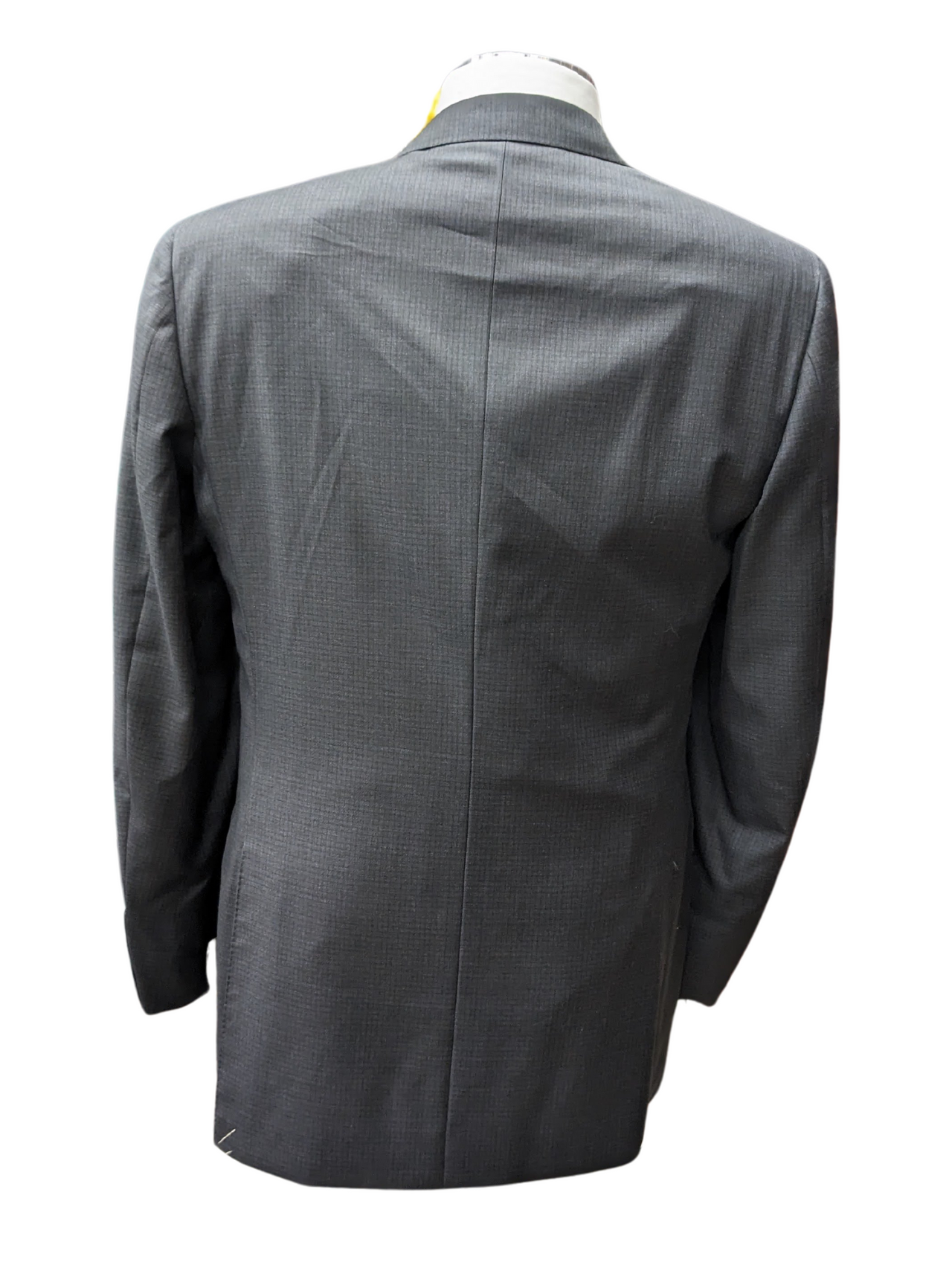 Canali 1934 Traje gris a cuadros 44L Drop 7 100% lana con 2 botones y 2 piezas para hombre