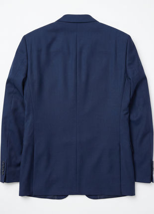 Raphael Regular Fit Solid Blue Two Button Suit - The Suit Depot
