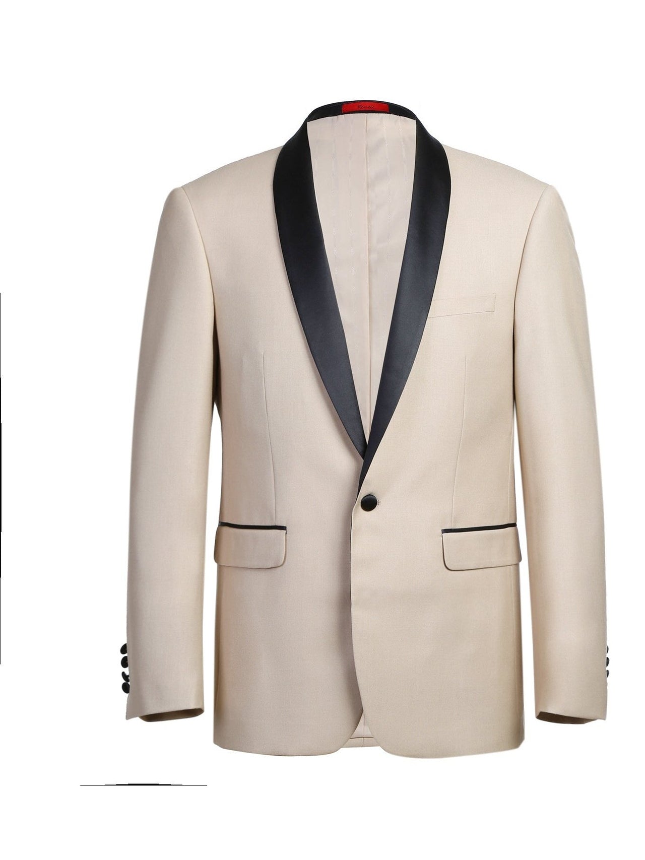 Men's Slim Fit 2-Piece Shawl Lapel Tuxedo Suit