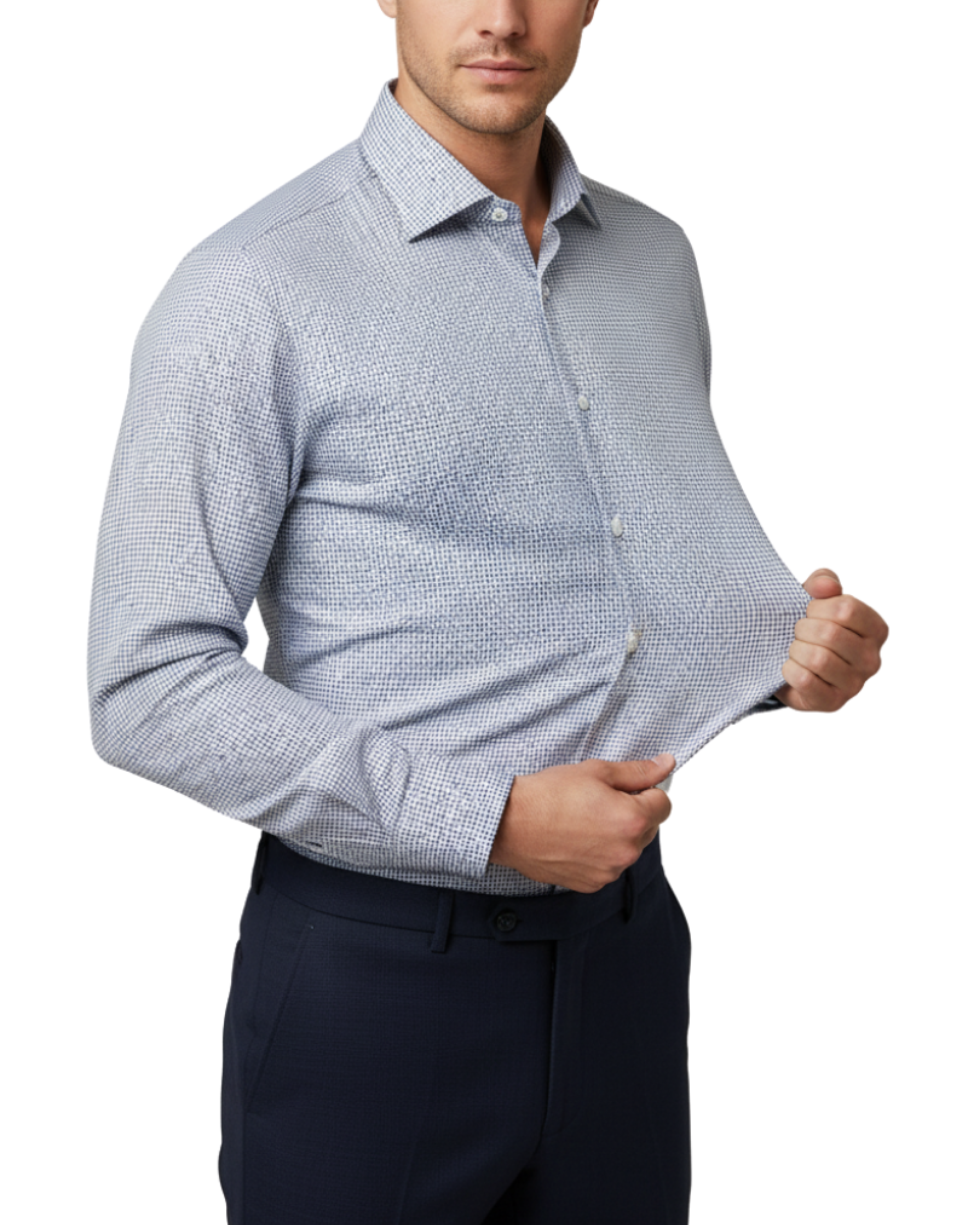 vitarelli dress shirt Vitarelli Mens Black Dress Shirt Long Sleeve Button Up Business Party 18.5 36/37