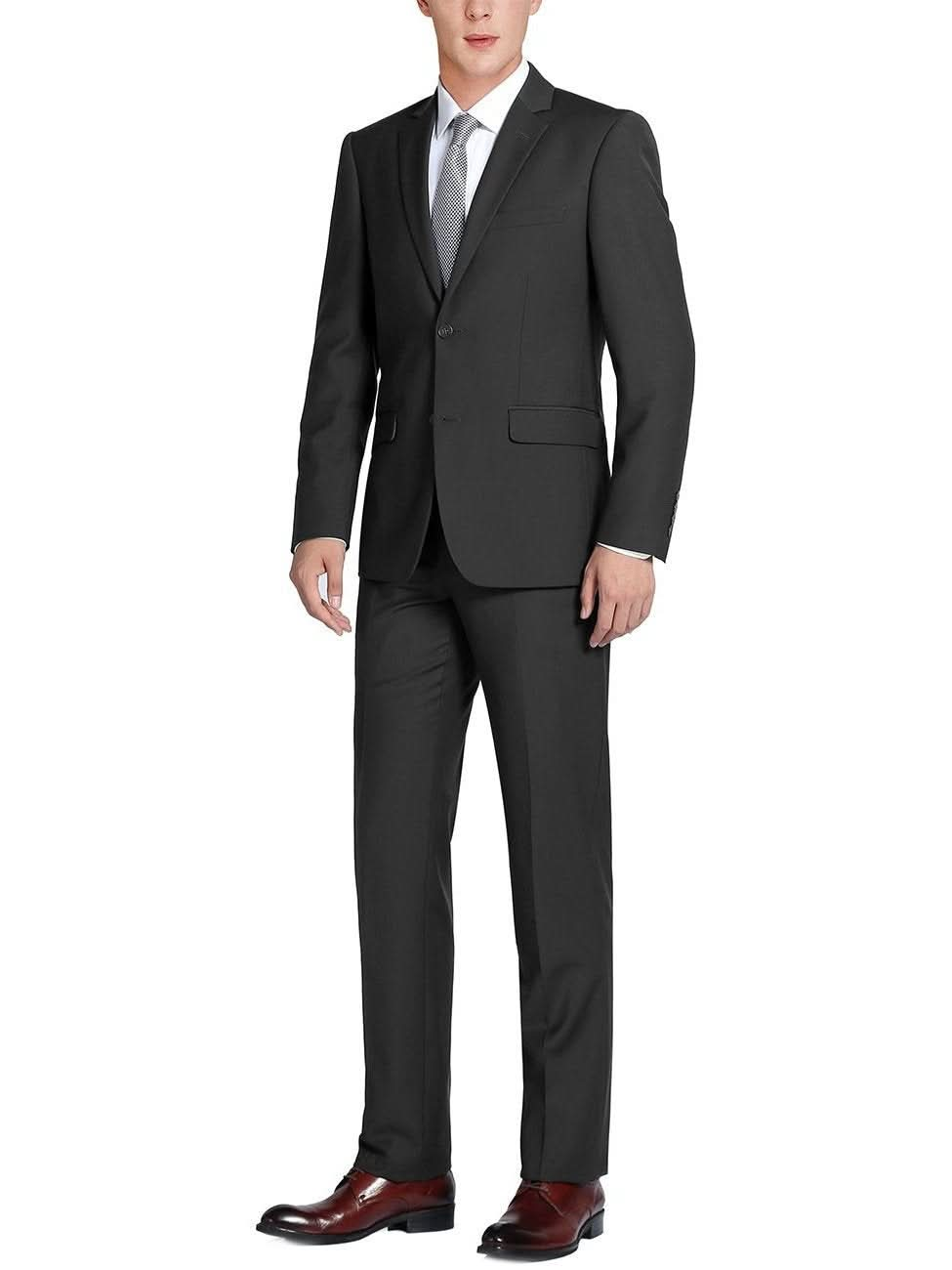 Men's 2-Piece Single Breasted Notch Lapel Suit