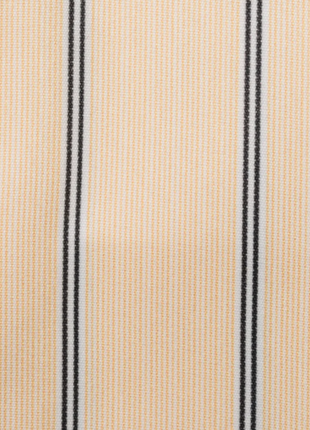 Steven Land Yellow Stripe Spread Collar French Cuff Wrinkle & Shrink Free Dress Shirt
