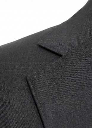 Tovaglia Black Tonal Plaid Half-Canvassed Slim Fit Notch Lapels 100% Wool Suit