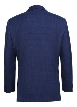 Men's Classic Fit Windowpane Blazer