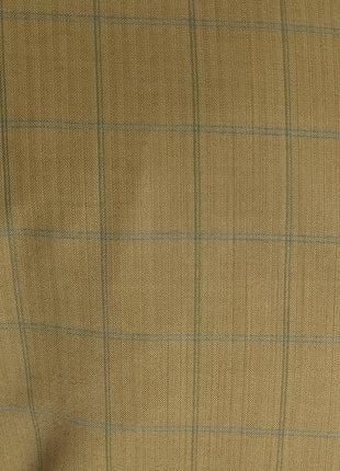 Sartoria Partenopea Men's Brown Windowpane 3-Roll-2.5 100% Wool Sportcoat 40R