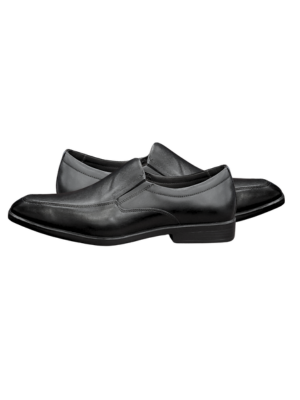Alfredo Mens Black Slip-on Loafer Leather Dress Shoes – The Suit Depot