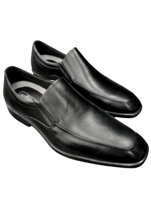 Alfredo Mens Black Slip-on Loafer Leather Dress Shoes – The Suit Depot