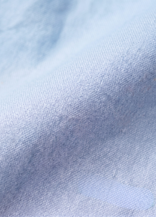 Christopher Morris Solid Powder Blue Classic Fit Cutaway Collar Non-Iron Barrel Cuff Cotton Dress Shirt