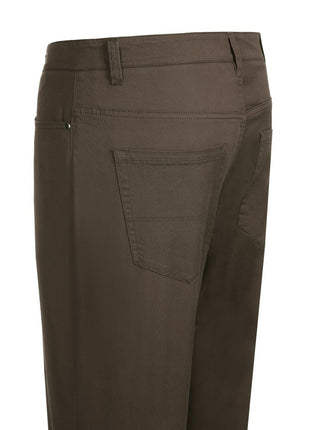 Men's 5-Pocket Cotton Stretch Washed Flat Front Chino Pants