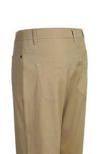 Thumbnail for Men's 5-Pocket Cotton Stretch Washed Flat Front Chino Pants