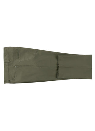 Men's 5-Pocket Cotton Stretch Washed Flat Front Chino Pants