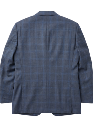 Canali 1934 Mens Gray Windowpane Notch Lapel 2 Button Wool Suit - 46L