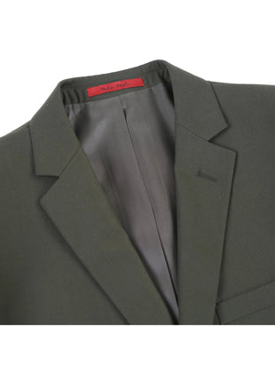 Men's Raphael Slim Fit Olive Green Two Button 2 Piece Formal Suit