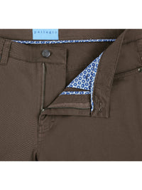 Thumbnail for Pantalones chinos con frente plano y lavado elástico de algodón con 5 bolsillos para hombre