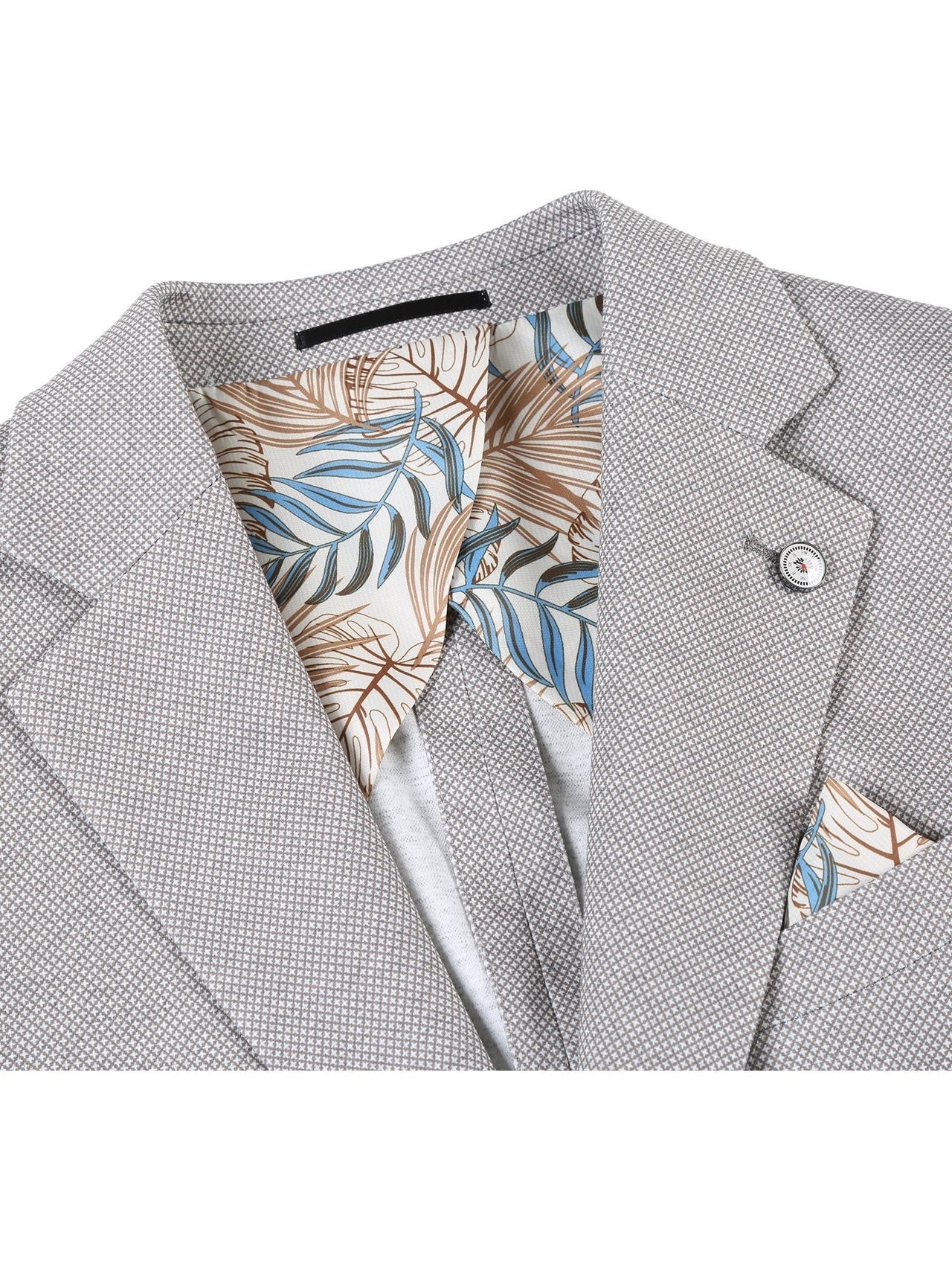 Blazer de media lona para hombre