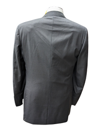 Thumbnail for Canali 1934 Mens Charcoal Gray Check 44L Drop 7 100% Wool 2 Button 2 Piece Suit