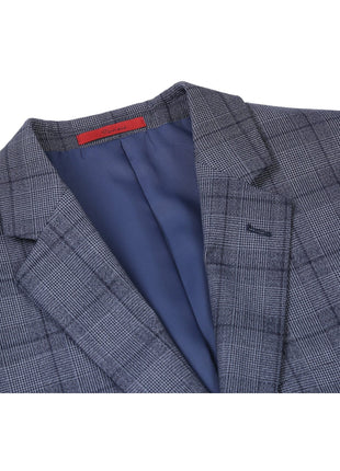 Men's Classic Fit Checked Suits