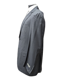 Thumbnail for Canali 1934 Mens Gray Check 44L Drop 7 100% Wool 2 Button 2 Piece Suit