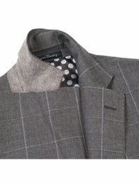 Thumbnail for English Laundry Slim Fit Two Button Brown Wool Notch Lapel Suit