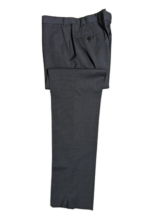 Emporio Armani Blue Mini Check G-Line Slim Fit Notch Lapel 2 Button Wool Suit 44R