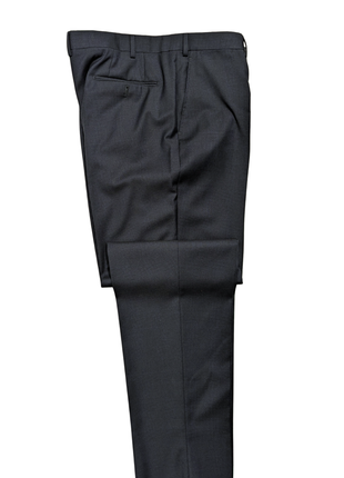 Armani Collezioni G-Line Navy Blue Glen Plaid Notch Lapel 2-Button Wool Suit - 48R