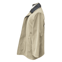 Thumbnail for Men's Water-Proof Iconic Taupe Raincoat Jacket With Removable Liner