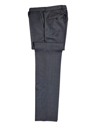 Hugo Boss Charcoal Modern Fit Two Button Closure Notch Lapel Wool Suit