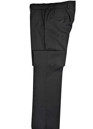 Armani Collezioni Black Textured Classic Fit Notch Lapel 3 Piece Wool Suit 36R