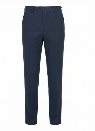 Tovaglia Mens Medium Blue Weave Classic Fit Notch Lapel Wool Silk Blend 2-Button Suit