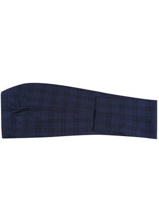 Men's Slim Fit Stretch Checked Suits