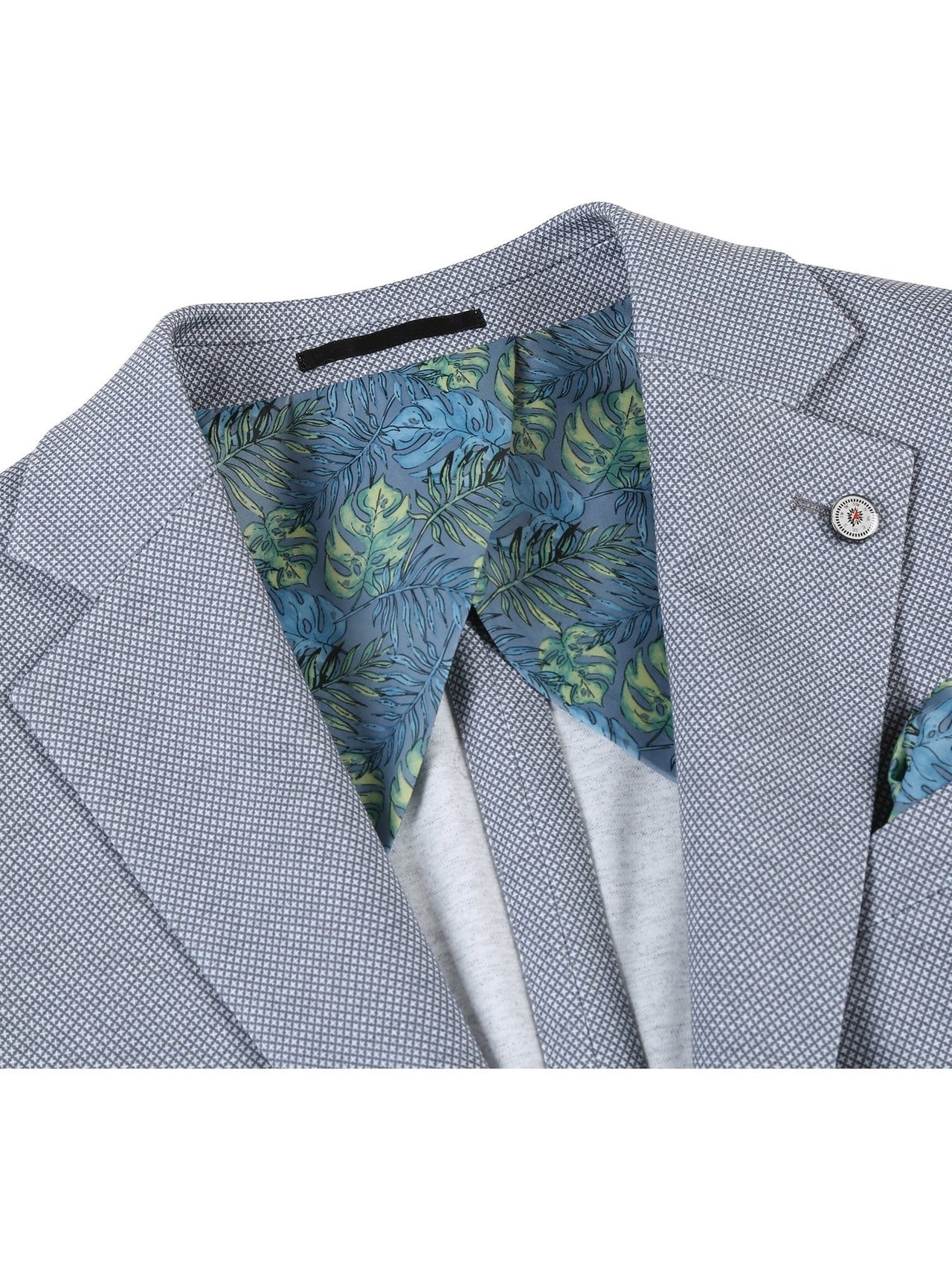 Blazer de media lona para hombre