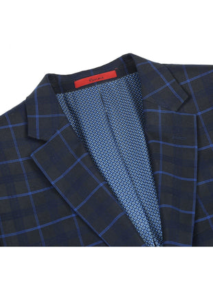 Men's Slim Fit Checked Suits