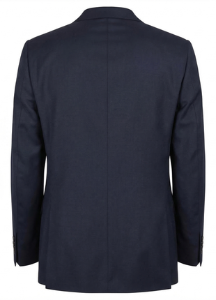 Tovaglia Mens Solid Navy Classic Fit Double Breasted Wool Cashmere Suit