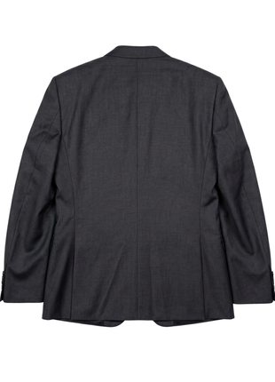Hugo Boss Black Geometric Texture Slim Fit Notch Lapel Super 100’s Wool 2-Button Suit 40R