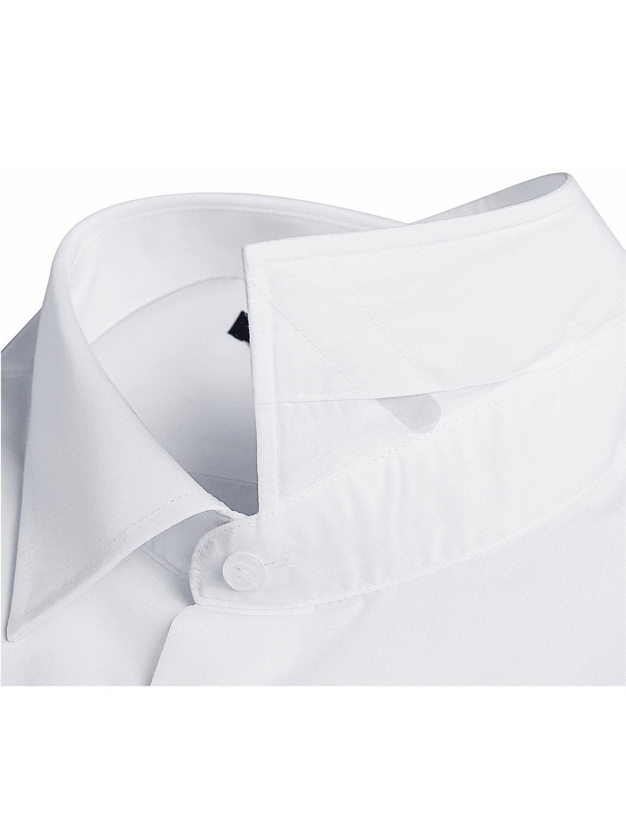 Men's Classic Fit Long Sleeve Spread Collar Dress Shirt