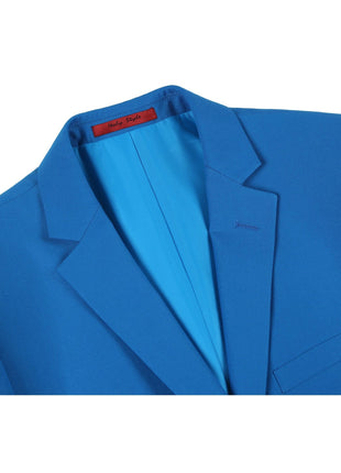 Men's 2-Piece Slim Fit Single Breasted Notch Lapel Suit