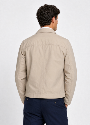 Versace Collection Stone Cotton Blend Light Weight Water Resistant Windbreaker Jacket 44L