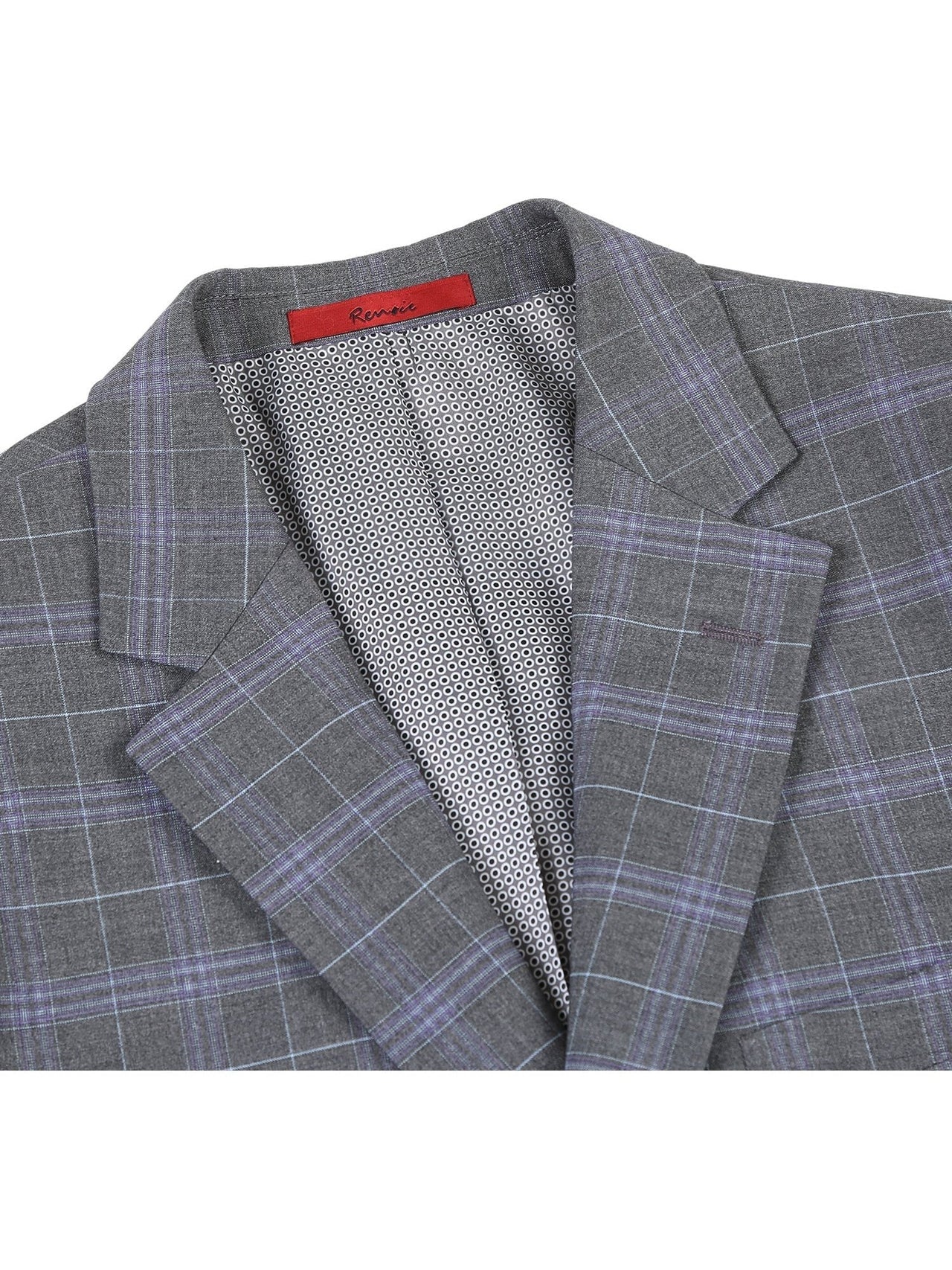 Men's Classic Fit Checked Suits