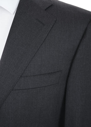 Canali 1934 Mens Charcoal Grey 46L Drop 7 100% Wool 2 Piece Suit